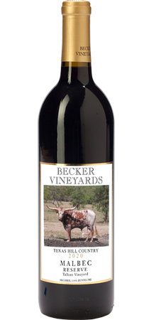 Becker Vineyards Malbec Reserve 2020