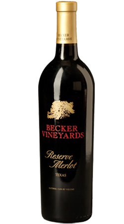 Becker Vineyards Reserve Merlot 2018
