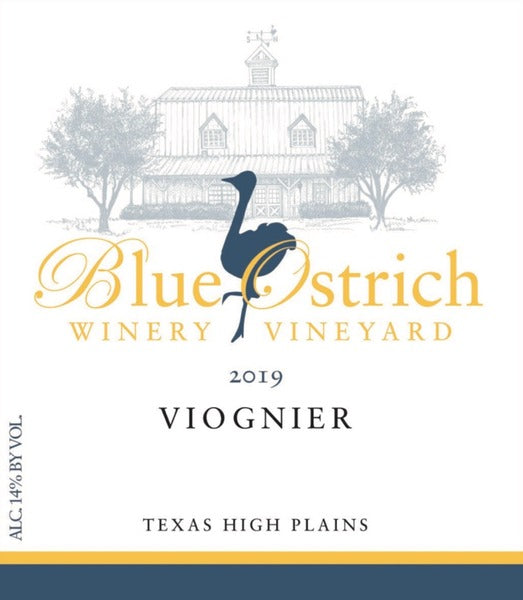 Blue Ostrich Winery and Vineyard Blue Ostrich Viognier 2021