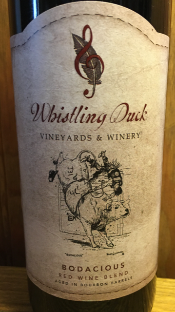 Whistling Duck Winery Bodacious Red Wine Blend NV